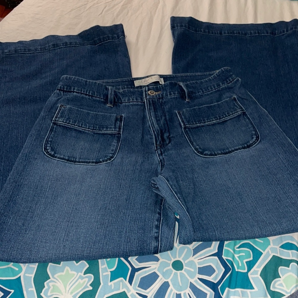 Old Navy High Rise Stretchy Flare Leg Jeans 12